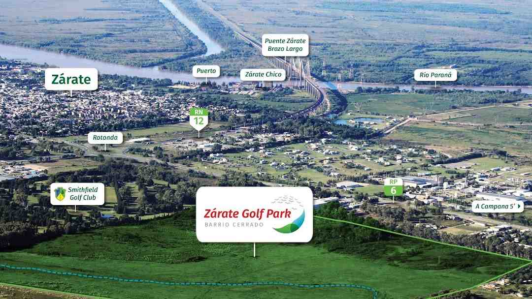 Zarate Golf Park - LOTE A LA VENTA EN ENTRADA