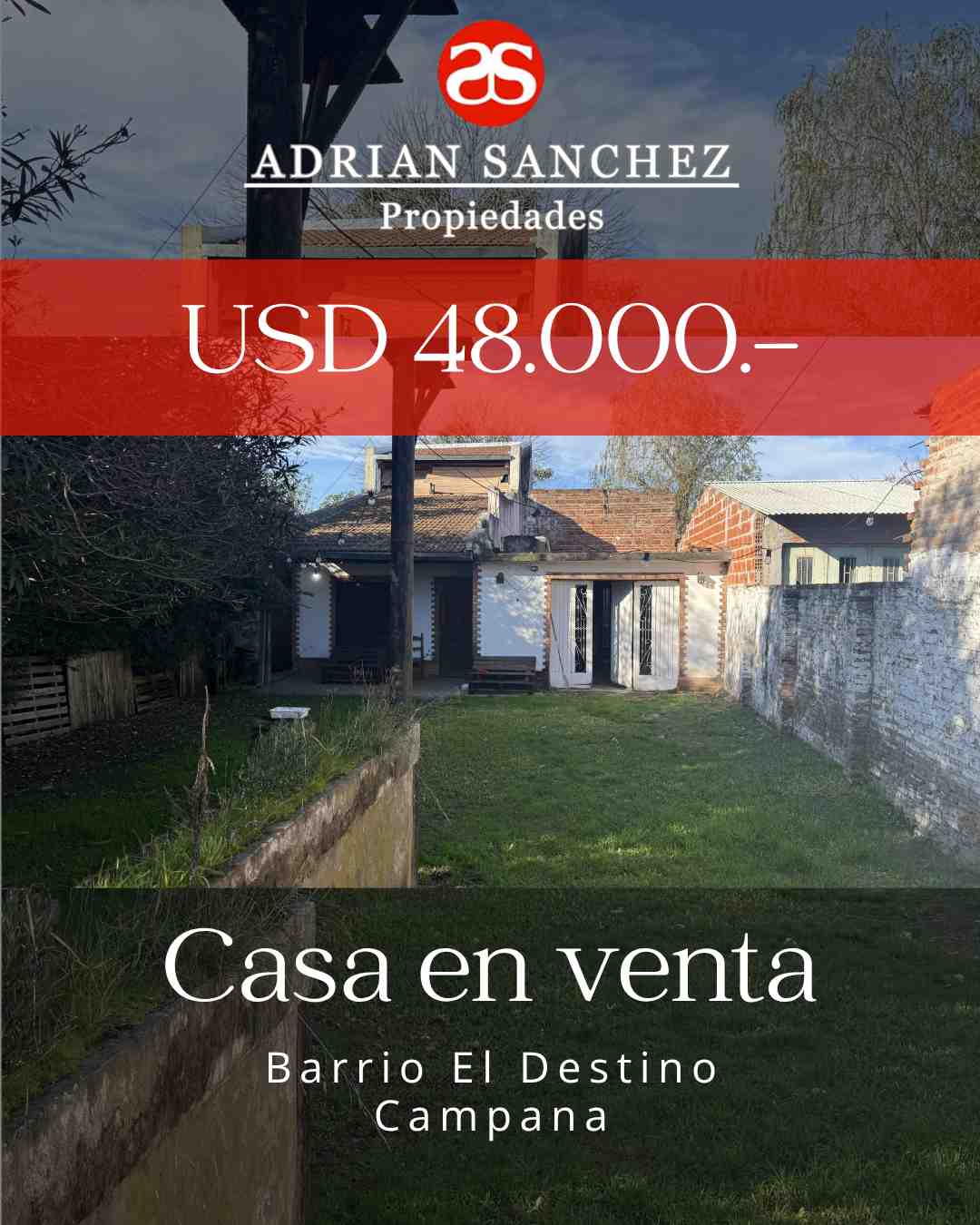 Casa en venta en Campana!