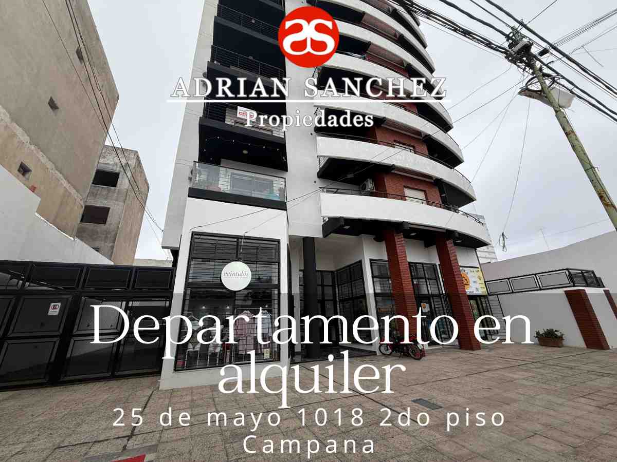 Departamento en alquiler en Campana!
