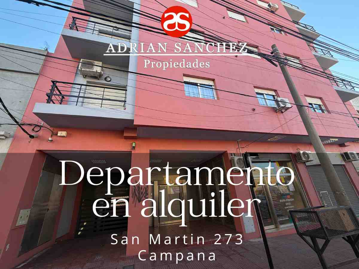 Departamento en alquiler en Campana!