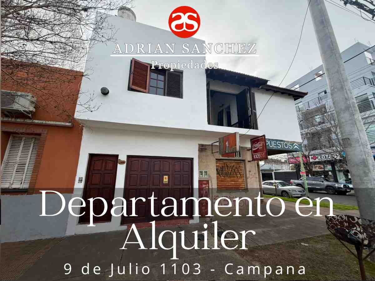 Departamento en alquiler en Campana!