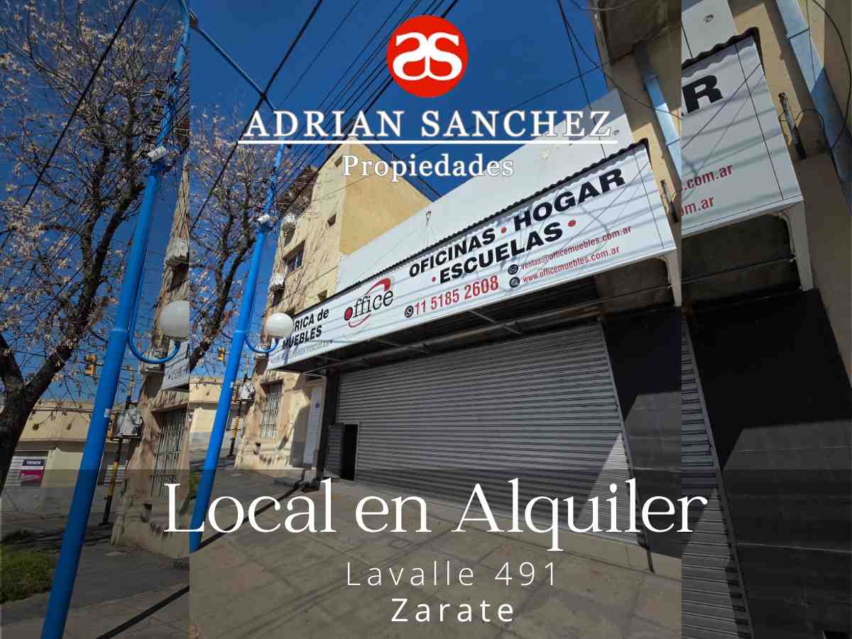 Local en alquiler - Zarate!