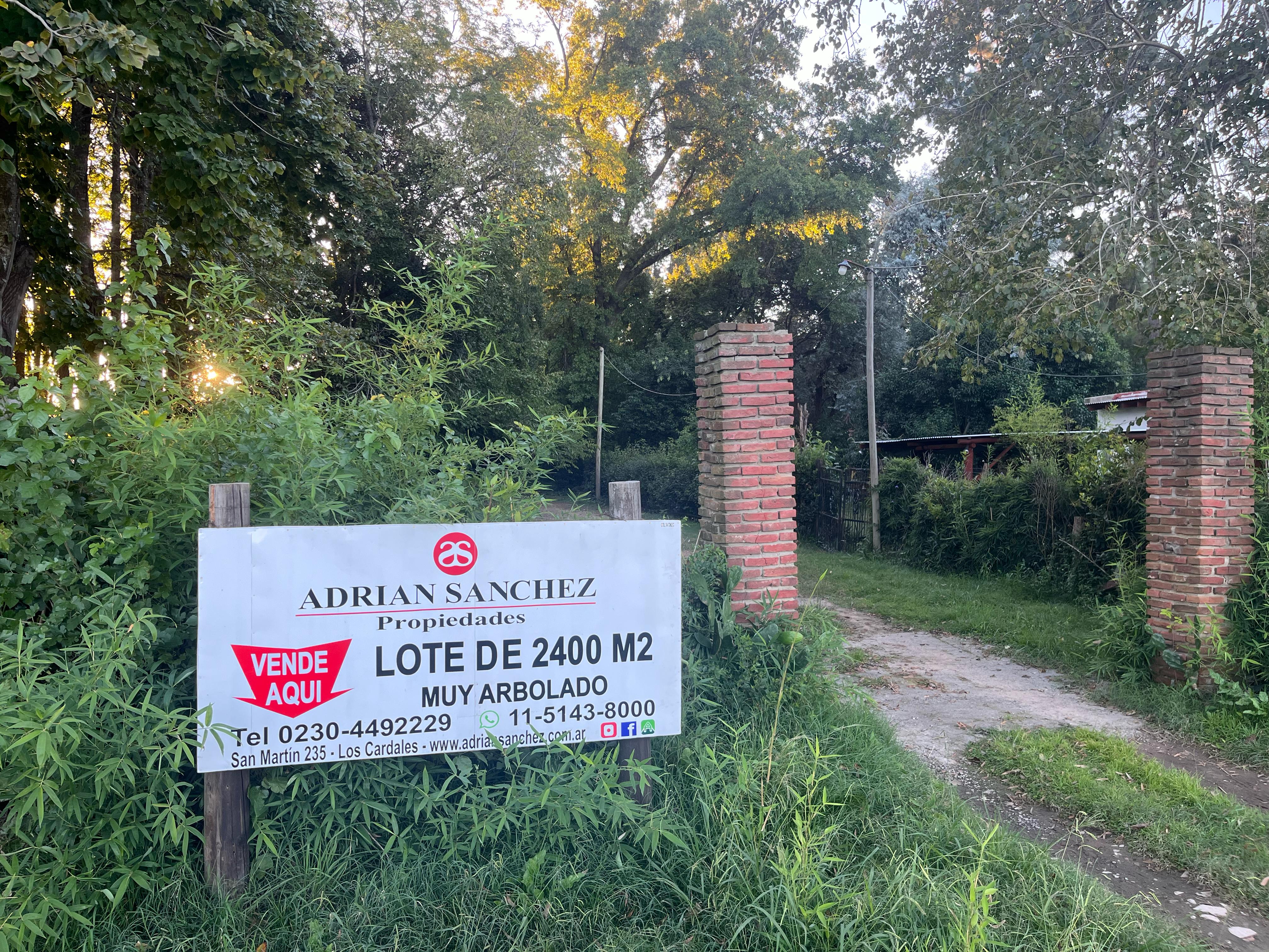 Lote en Los Cardales, Colectora Ruta N° 6